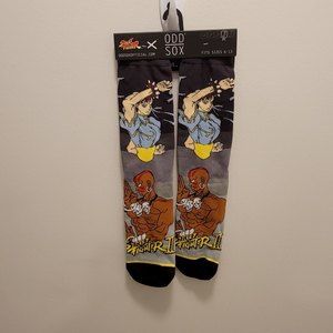 Street Fighter 2 Crew Socks.  Nintendo.  New